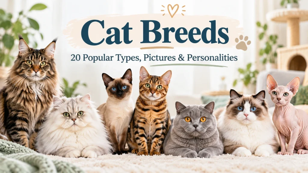 Cat Breeds 20 popular types