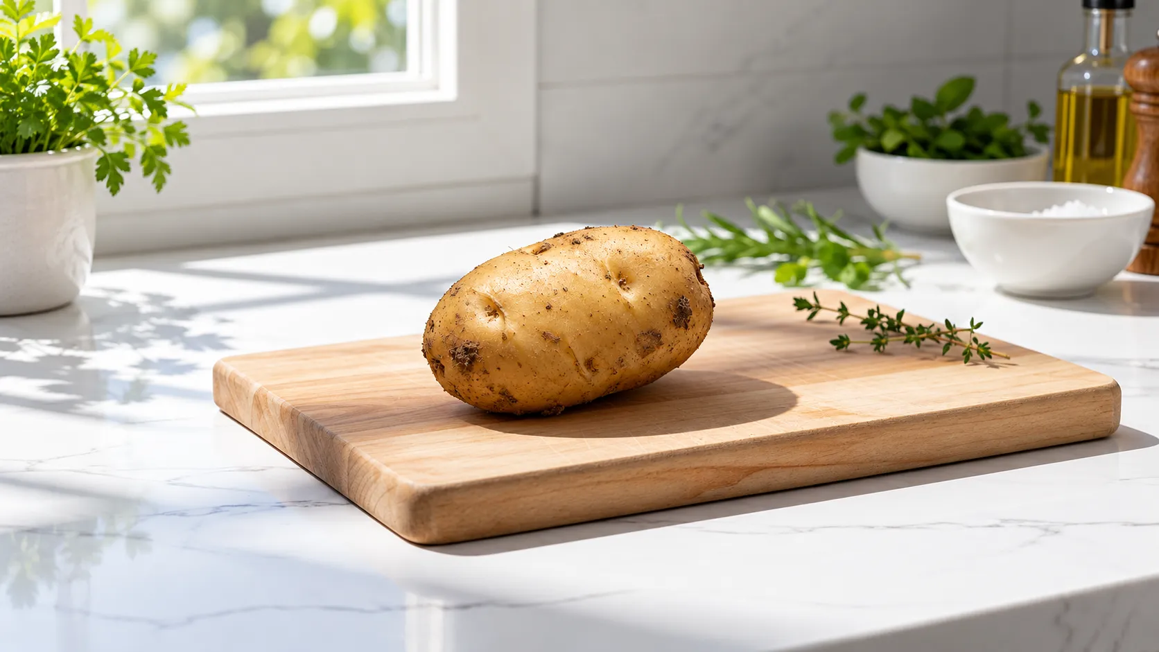 Choose a fresh potato