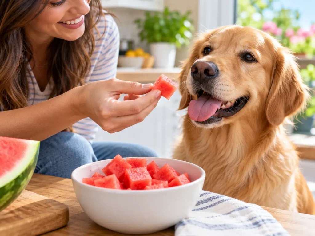 Puppies Eat Watermelon